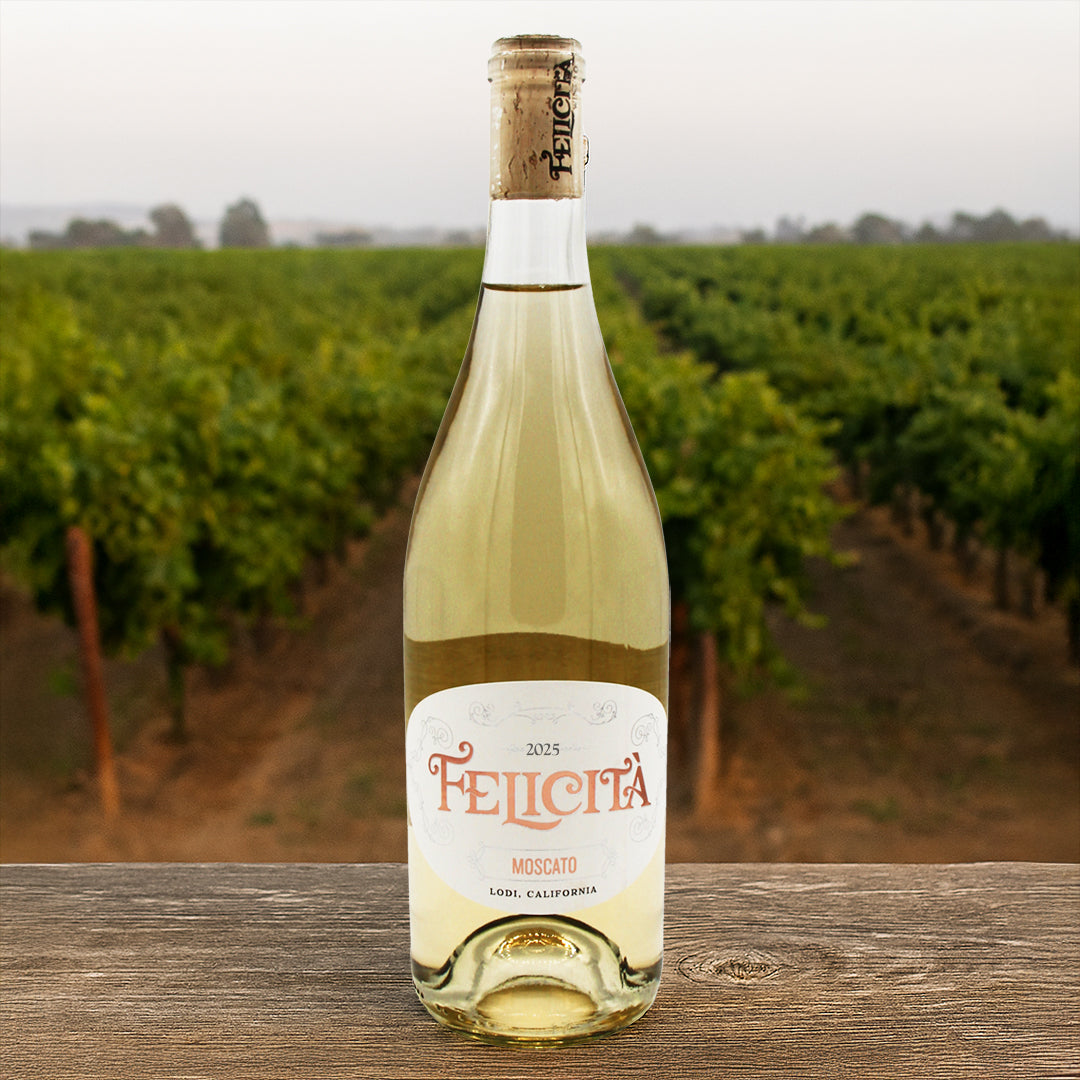 Felicita Felicità 2025 Moscato (Semi-Sweet) – Felicità Wine Company